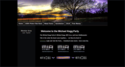 Desktop Screenshot of michaelkeggparty.com