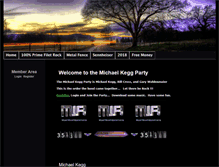 Tablet Screenshot of michaelkeggparty.com